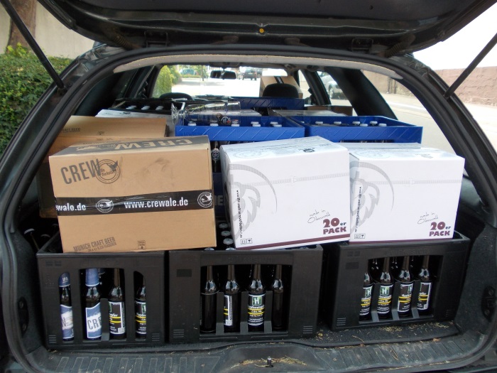 Bier einkaufen und transportieren